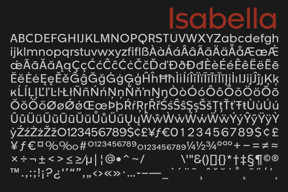 Churchward Isabella, a Sans Serif Font by BluHead Studio (Photo 2 of 2)