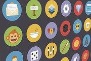 Flatties Vol 2 - flat style icon set, an Icon by Ui Store (Thumbnail 4 of 4)