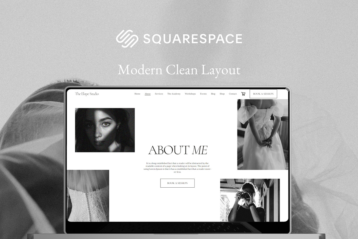 Wedding Photographer Squarespace, a Squarespace Template by Sofia Designs (Photo 6 of 7)