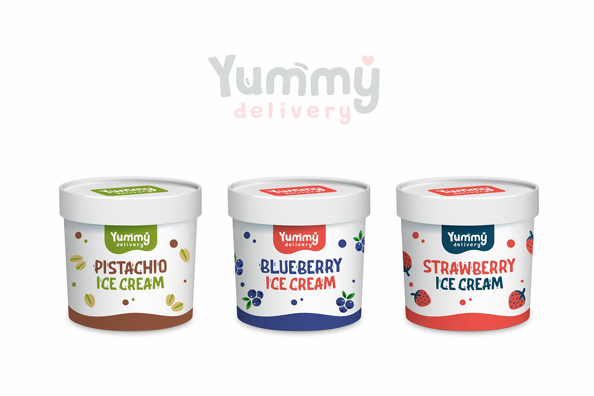 Yummy delivery, a Font by Fractal fonts & graphics (Photo 4 of 7)