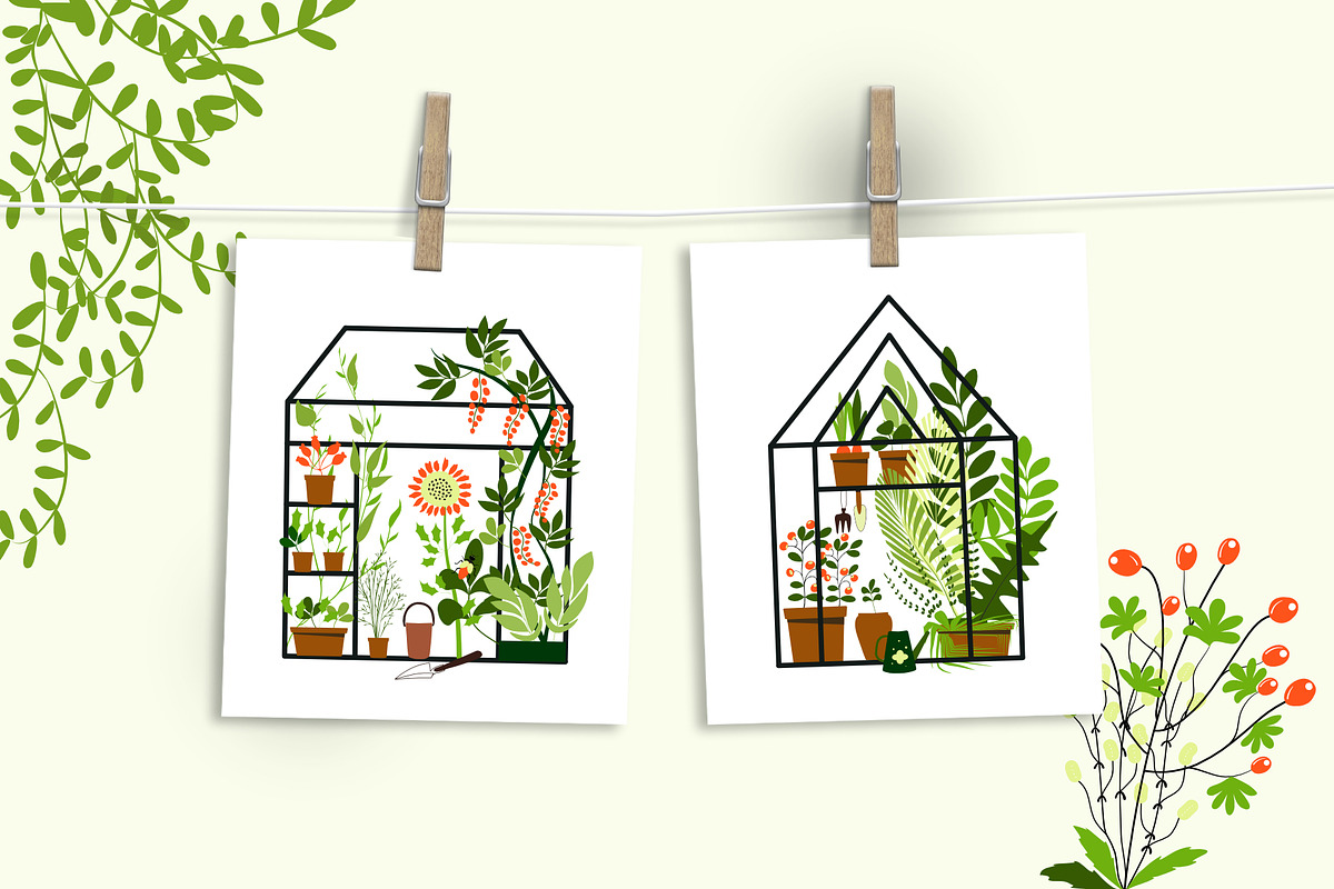 Greenhouse Creator Kit, an Object Graphic by yana.tasha (Photo 8 of 8)