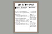 Beige Resume Template Word &InDesign, a Resume Template by Scribbled Napkin Design (Thumbnail 2 of 4)