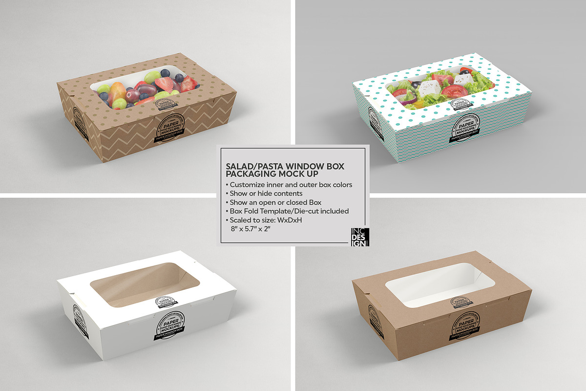 Clamshell Window Box Mockup, a Packaging Mockup by INCDesign (Photo 5 of 7)