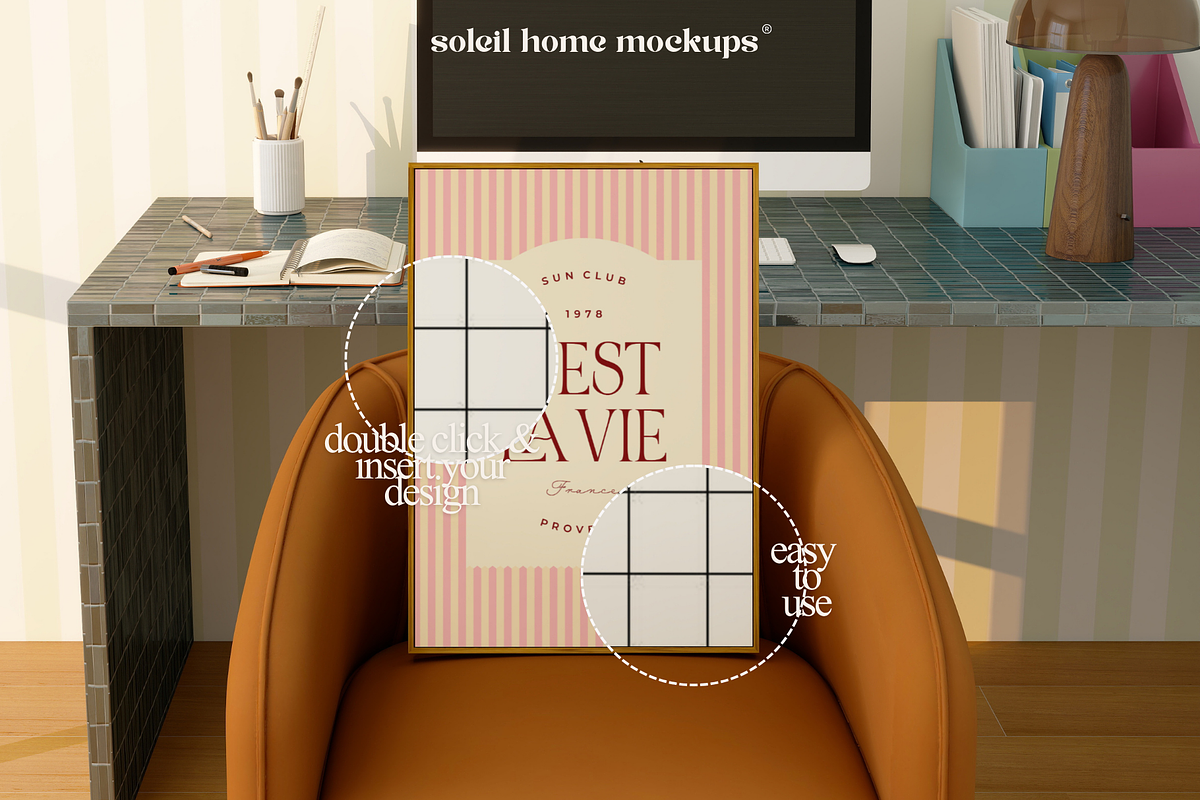 LALITA | Colorful Frame Mockup Set, a Household Mockup by SoleilHomeMockups (Photo 2 of 10)