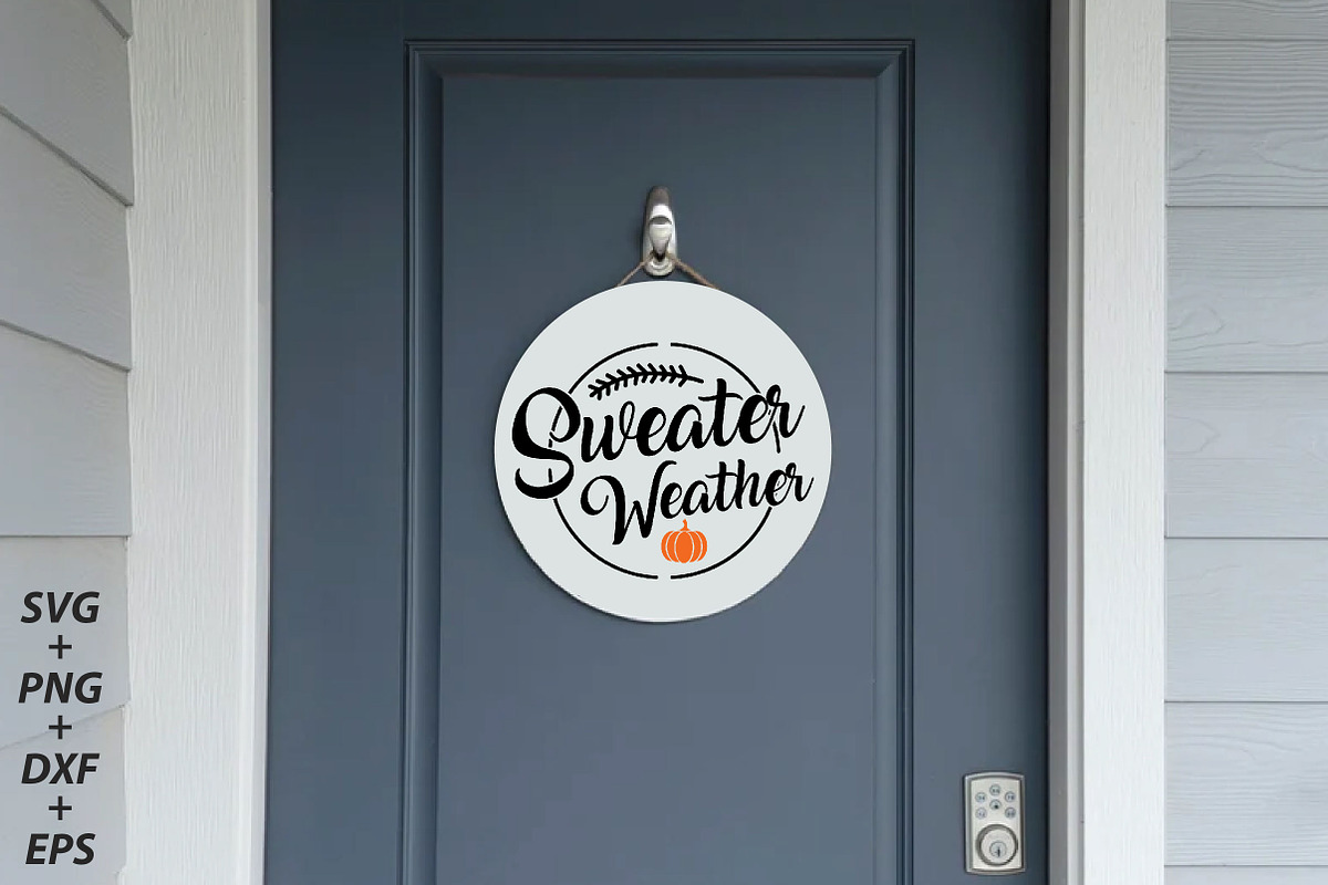 Fall Round Sign Svg Bundle, a Seasonal Illustration by Libby Wishes (Photo 2 of 11)
