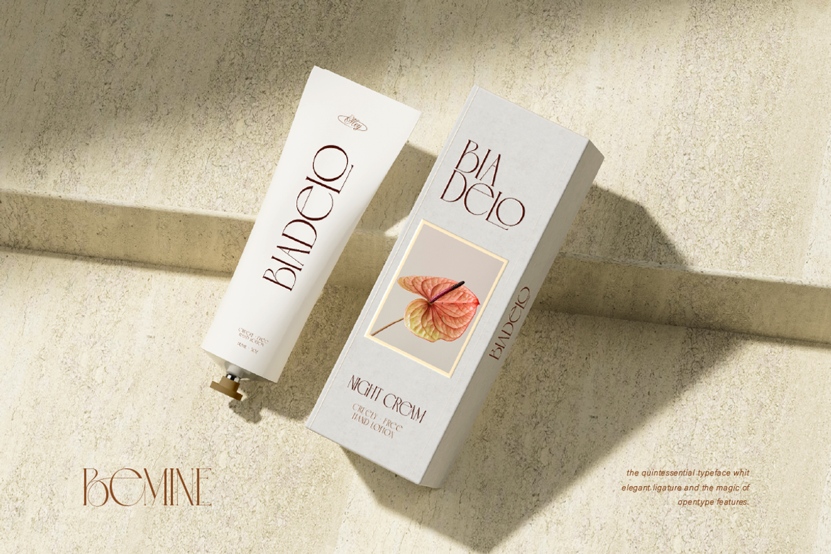 Bemine, a Serif Font by Burntilldead (Photo 10 of 12)