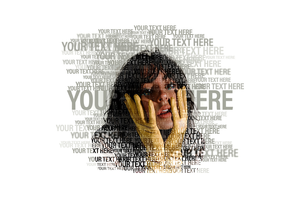 Text Masking Portrait Photo Effect, a Layer Style Add-On by Design Squad (Photo 4 of 5)
