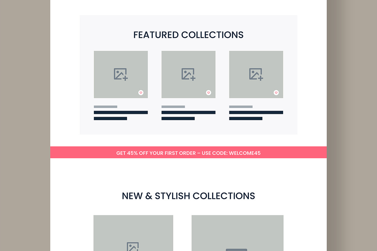 Fashion E Commerce Landing Page preview 3