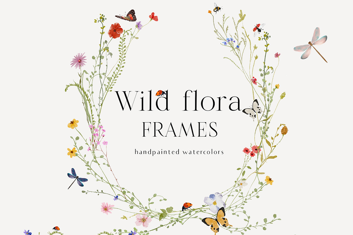 Watercolor Bright wildflowers set, a Decorative Illustration by Grace Noboa Illustrations (Photo 11 of 11)