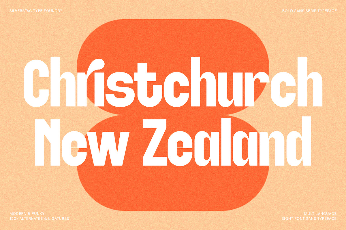ROCKFALL - Bold Ligature Typeface, a Sans Serif Font by SilverStag Type Foundry (Photo 12 of 30)