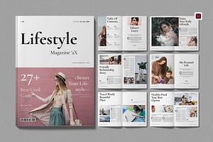 Lifestyle Magazine Template, a Magazine Template by Work-Envance