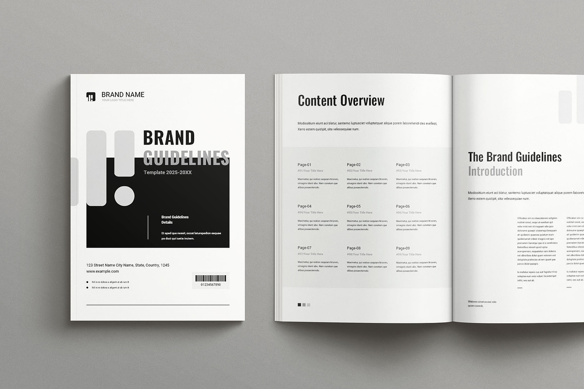Brand Guideline Brochure Template, a Brochure Template by RsmBoutique2021 (Photo 2 of 5)