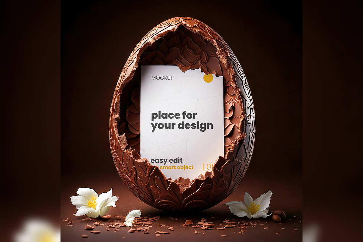 Easter Eggs Mockups, a Product Mockup by Luuqas Design (Photo 1 of 10)