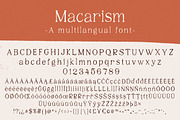 Macarism - A Handmade Serif Font, a Serif Font by Bouchard Designs (Thumbnail 3 of 6)