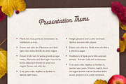 Golden Leaves PowerPoint Theme, a Presentation Template by Jumsoft (Thumbnail 3 of 19)