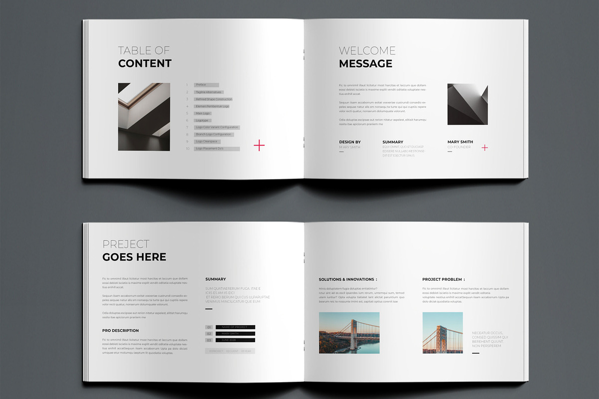 Architecture Portfolio Template, a Brochure Template by ContestDesign (Photo 2 of 5)