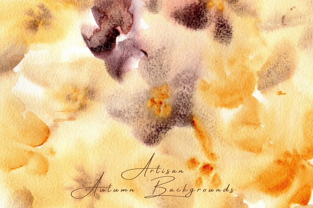 Artisan Autumn Watercolor Background, a Background Graphic by ArtMaslyana (Photo 6 of 10)