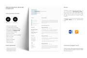 Creative Modern Resume Template, a Resume Template by GraphicFlava (Thumbnail 1 of 8)