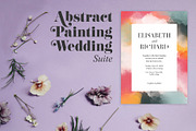Abstract Painting Wedding Suite, an Invitation Template by cafelab_store (Thumbnail 1 of 2)