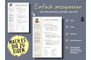 Bewerbungsvorlagen Word Lebenslauf, a Resume Template by Climbwithelevator (Thumbnail 5 of 10)