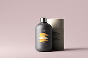 Dark Plastic Cosmetic Mockup Bundle, a Cups & Container Mockup by pmvch (Thumbnail 19 of 111)