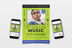 Music Streaming Instagram Post Flyer