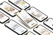 ALL 3D iPHONE MOCK-UP BUNDLE VOL-I2, an iPhone Mockup by Graphicsworld125 (Thumbnail 1 of 20)
