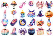 Pastel Halloween Clipart Bundle, an Illustration by Daily.Designs (Thumbnail 4 of 4)
