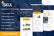 ISKUL - Educational Website Template, a HTML Template by THESOFTKING (Thumbnail 1 of 7)
