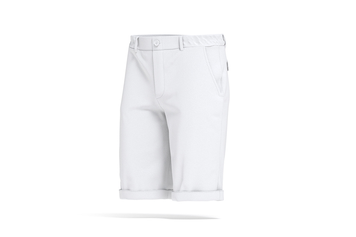White Men's Casual Shorts 3D Model, an Object 3D Model by rebrandy (Photo 3 of 9)