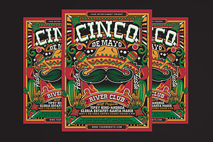 Cinco De Mayo Flyer, a Flyer Template by Muhamad Iqbal hidayat