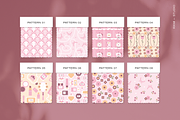 Coquette Feminine Floral Patterns, a Pattern Graphic by Rxmi Studio (Thumbnail 8 of 10)