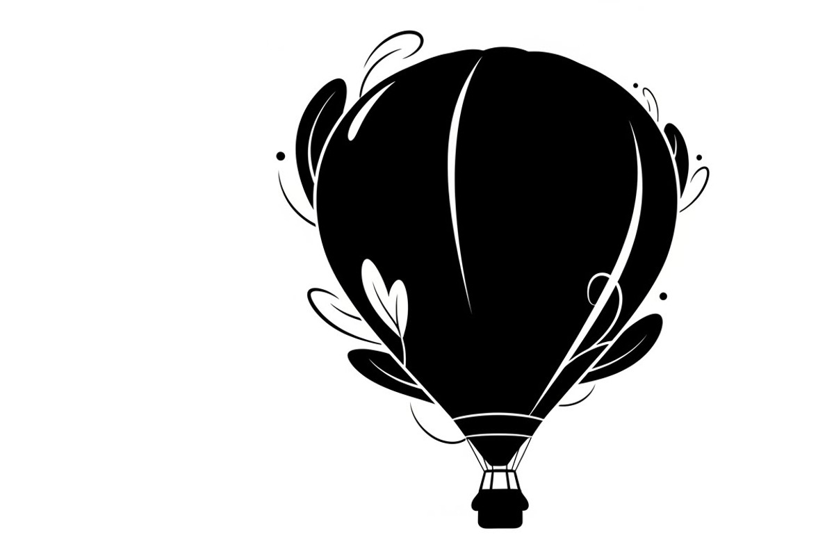 hot air balloon silhouettes, an Illustration by Amazin_art (Photo 10 of 31)