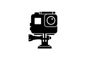 60 Action Camera Silhouette Icon, an Illustration by Artivon (Thumbnail 10 of 61)