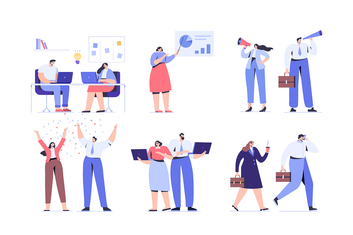 Big Vector set of people characters, a Person Illustration by Vector_Art (Photo 16 of 25)