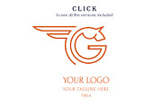 G Pegasus Logotype + BONUS, a Branding & Logo Template by Alexandra De Angelis (Thumbnail 5 of 10)