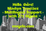 Mackyn - Bold Modern Font, a Sans Serif Font by Enxyclo Studio (Thumbnail 15 of 16)