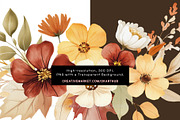 Autumn Pumpkins and Wildflowers, a Decorative Illustration by OKArtHub (Thumbnail 6 of 6)