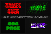 12 Text Effect Templates, a Layer Style Add-On by iDoodle Studio (Thumbnail 3 of 6)