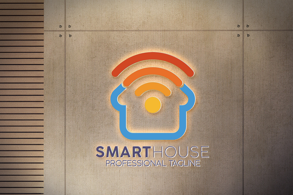 Smart House Logo, a Branding & Logo Template by essegraphic (Photo 4 of 4)