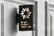 Signboard Vertical Mock-up, an Advertising Mockup by zippypixelstudio (Thumbnail 14 of 14)