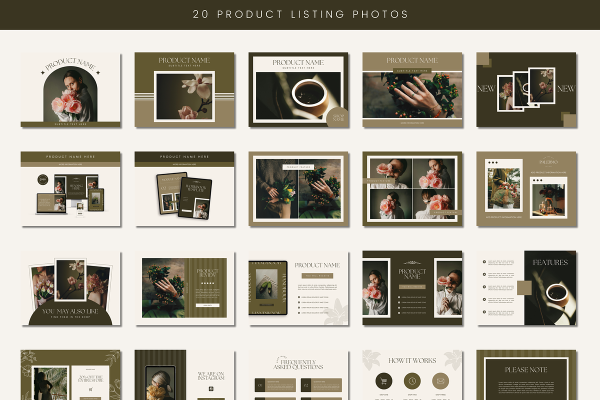 Etsy Shop Kit Branding Templates, a Branding & Logo Template by Branding Babe Co. (Photo 5 of 7)