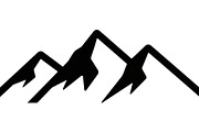 50 Mountain Landscape Silhouette Bun, an Illustration by Designer_Momina (Thumbnail 19 of 51)