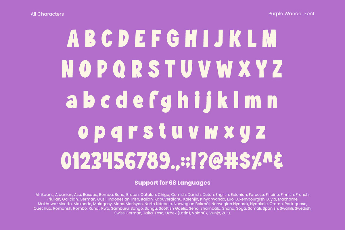 Purple Wander, a Symbol Font by yumnatype (Photo 10 of 10)