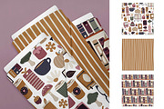 Bookish Autumn Seamless Patterns, a Pattern Graphic by Alanna Messina Design Co (Thumbnail 6 of 8)