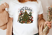 Holly Jolly Christmas PNG, a Seasonal Illustration by CraftArtStudio (Thumbnail 3 of 4)