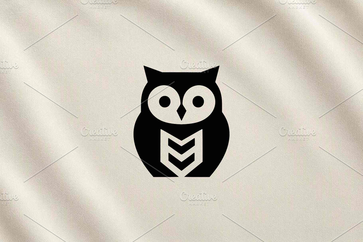 Owl Silhouette Vector Icon, an Animal Illustration by Vectorium Studio (Photo 3 of 4)