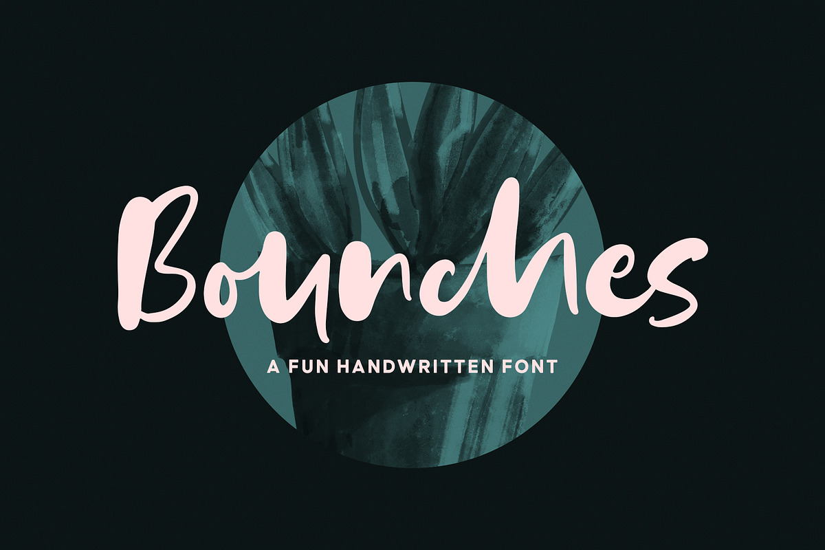 Bounches Font, a Script Font by trustha (Photo 1 of 14)