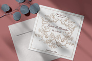 Baroque Wedding Crest Invitation Set, an Invitation Template by ilustrinna (Thumbnail 4 of 6)