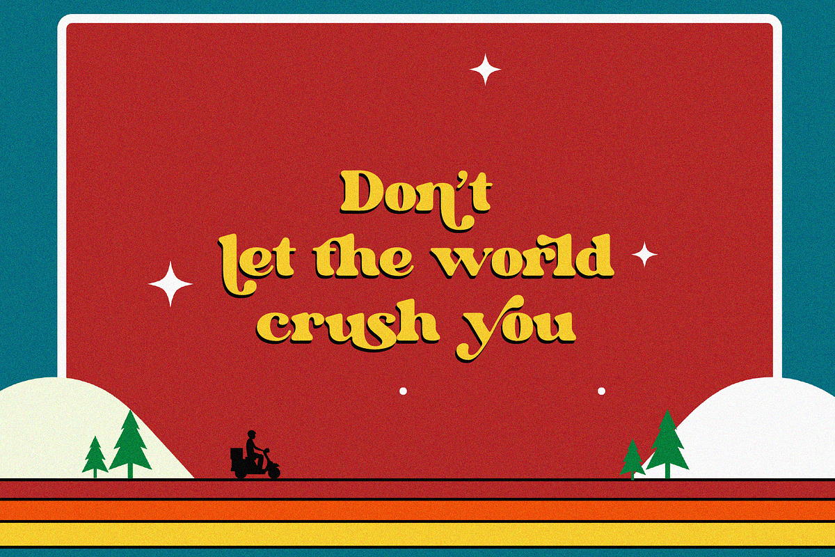Mango Crush Retro Serif Font, a Serif Font by Pen Culture (Photo 10 of 10)